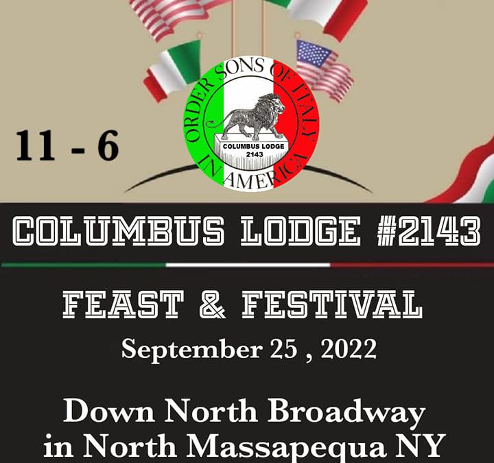 Columbus Lodge #2143 – Italian Feast & Festival
