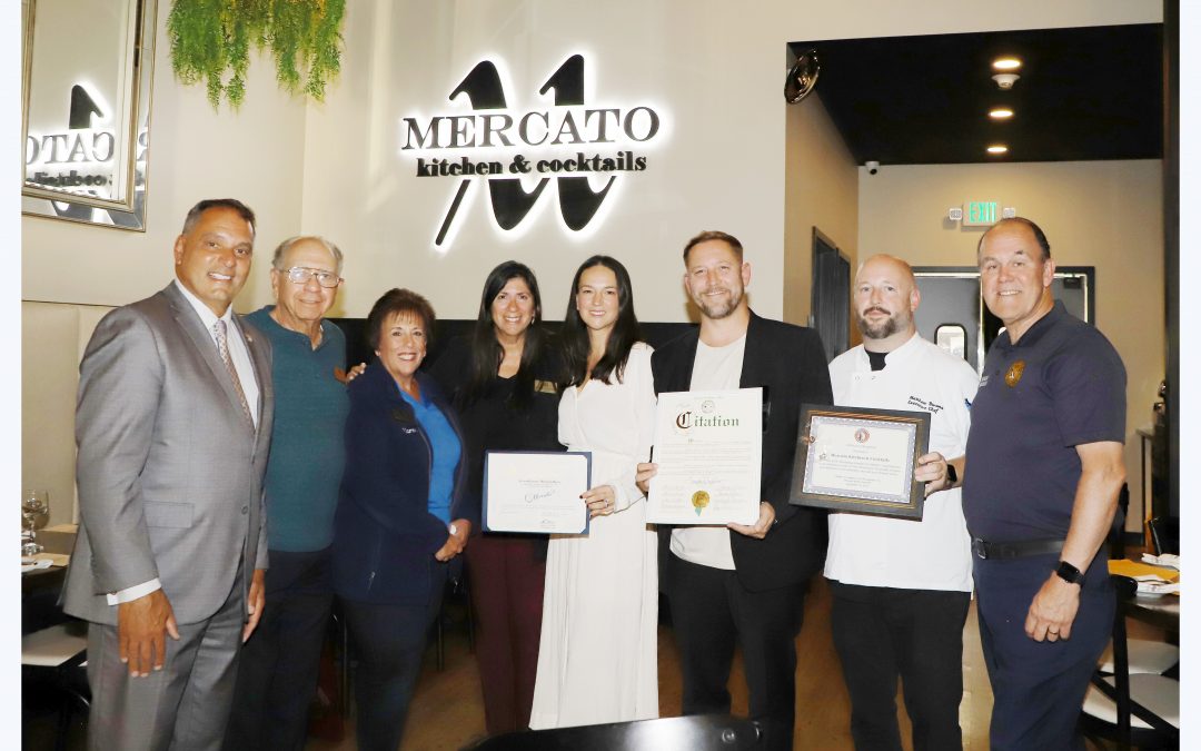 10-Year Anniversary Ribbon Cutting for Chamber Member, Mercato Kitchen
